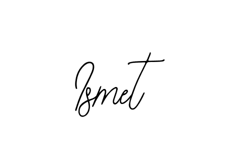 if you are searching for the best signature style for your name Ismet. so please give up your signature search. here we have designed multiple signature styles  using Bearetta-2O07w. Ismet signature style 12 images and pictures png