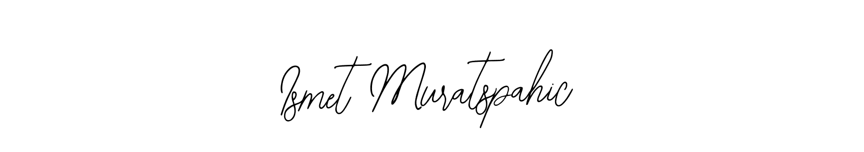 The best way (Bearetta-2O07w) to make a short signature is to pick only two or three words in your name. The name Ismet Muratspahic include a total of six letters. For converting this name. Ismet Muratspahic signature style 12 images and pictures png