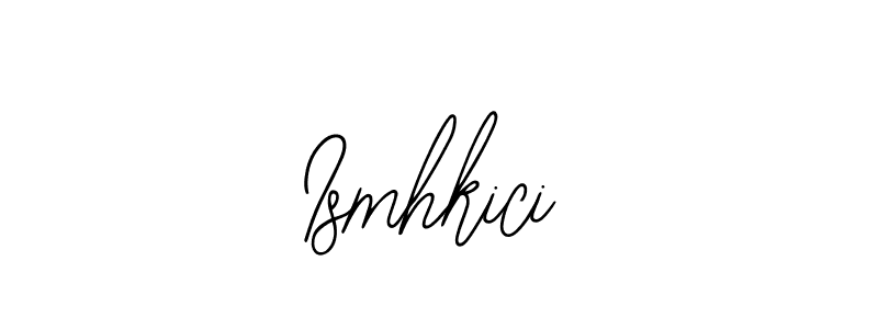The best way (Bearetta-2O07w) to make a short signature is to pick only two or three words in your name. The name Ismhkici include a total of six letters. For converting this name. Ismhkici signature style 12 images and pictures png