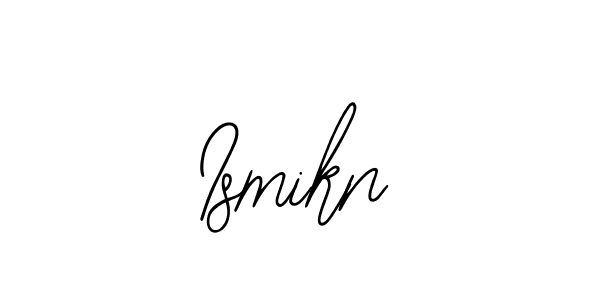 You should practise on your own different ways (Bearetta-2O07w) to write your name (Ismikn) in signature. don't let someone else do it for you. Ismikn signature style 12 images and pictures png
