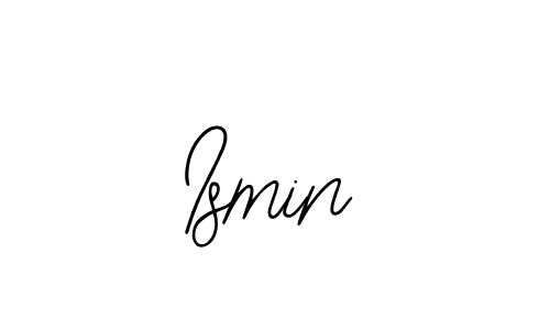 How to make Ismin signature? Bearetta-2O07w is a professional autograph style. Create handwritten signature for Ismin name. Ismin signature style 12 images and pictures png