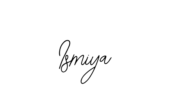 The best way (Bearetta-2O07w) to make a short signature is to pick only two or three words in your name. The name Ismiya include a total of six letters. For converting this name. Ismiya signature style 12 images and pictures png