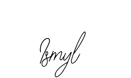 Similarly Bearetta-2O07w is the best handwritten signature design. Signature creator online .You can use it as an online autograph creator for name Ismyl. Ismyl signature style 12 images and pictures png