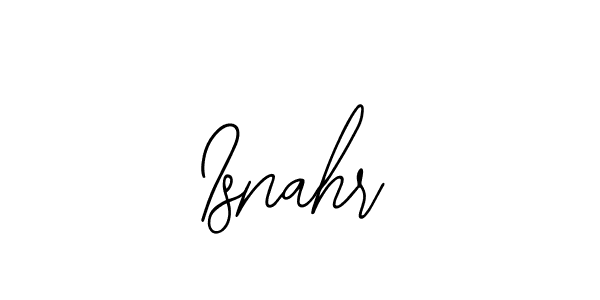 Create a beautiful signature design for name Isnahr. With this signature (Bearetta-2O07w) fonts, you can make a handwritten signature for free. Isnahr signature style 12 images and pictures png