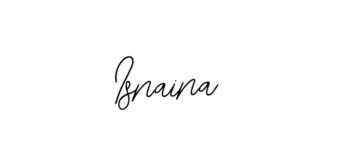 Make a beautiful signature design for name Isnaina. With this signature (Bearetta-2O07w) style, you can create a handwritten signature for free. Isnaina signature style 12 images and pictures png