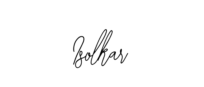 How to make Isolkar name signature. Use Bearetta-2O07w style for creating short signs online. This is the latest handwritten sign. Isolkar signature style 12 images and pictures png