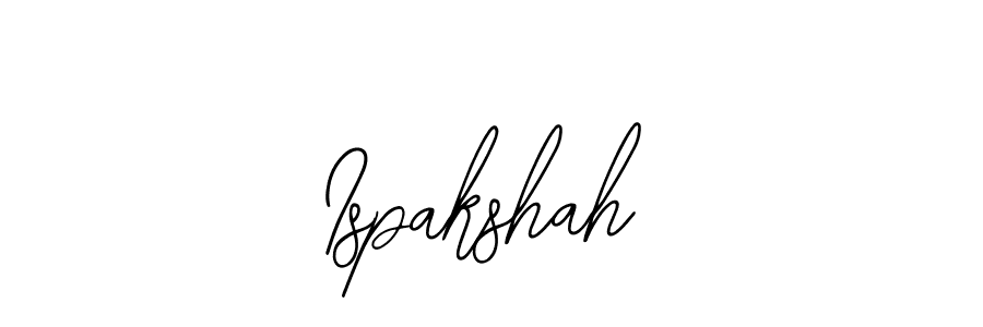 if you are searching for the best signature style for your name Ispakshah. so please give up your signature search. here we have designed multiple signature styles  using Bearetta-2O07w. Ispakshah signature style 12 images and pictures png