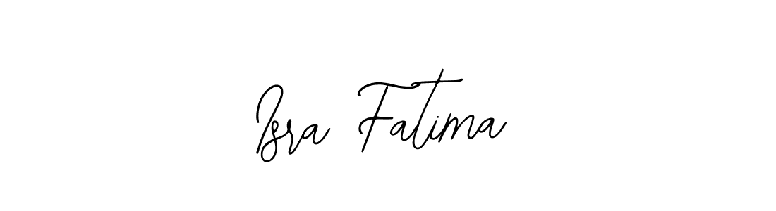 You should practise on your own different ways (Bearetta-2O07w) to write your name (Isra Fatima) in signature. don't let someone else do it for you. Isra Fatima signature style 12 images and pictures png