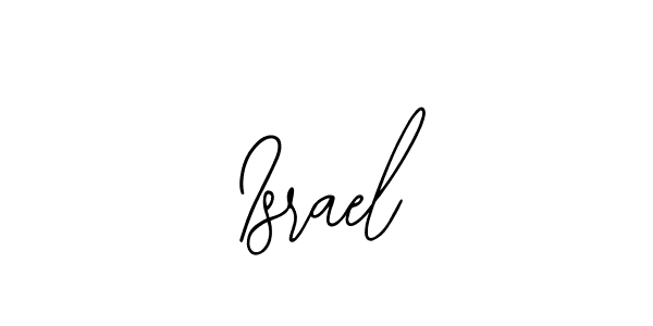 How to make Israel signature? Bearetta-2O07w is a professional autograph style. Create handwritten signature for Israel name. Israel signature style 12 images and pictures png