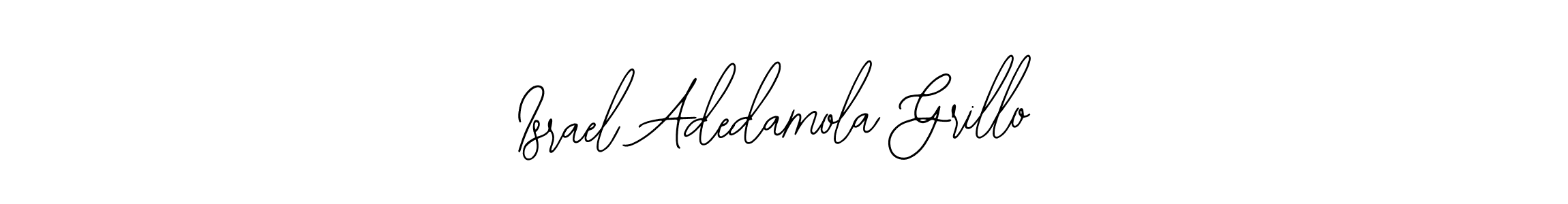 Design your own signature with our free online signature maker. With this signature software, you can create a handwritten (Bearetta-2O07w) signature for name Israel Adedamola Grillo. Israel Adedamola Grillo signature style 12 images and pictures png