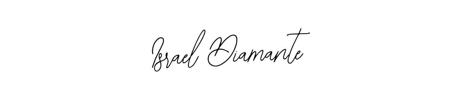 Use a signature maker to create a handwritten signature online. With this signature software, you can design (Bearetta-2O07w) your own signature for name Israel Diamante. Israel Diamante signature style 12 images and pictures png