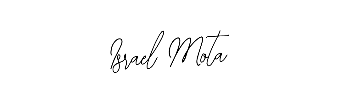 You should practise on your own different ways (Bearetta-2O07w) to write your name (Israel Mota) in signature. don't let someone else do it for you. Israel Mota signature style 12 images and pictures png