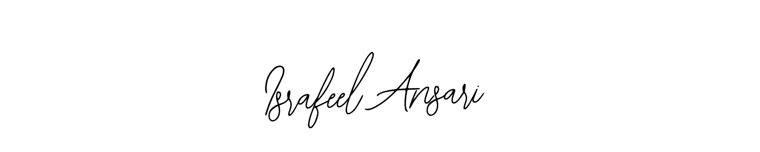 Make a beautiful signature design for name Israfeel Ansari. With this signature (Bearetta-2O07w) style, you can create a handwritten signature for free. Israfeel Ansari signature style 12 images and pictures png