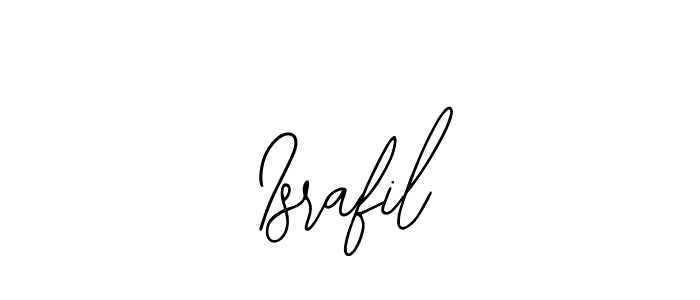 How to make Israfil signature? Bearetta-2O07w is a professional autograph style. Create handwritten signature for Israfil name. Israfil signature style 12 images and pictures png