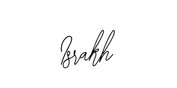 Similarly Bearetta-2O07w is the best handwritten signature design. Signature creator online .You can use it as an online autograph creator for name Israkh. Israkh signature style 12 images and pictures png
