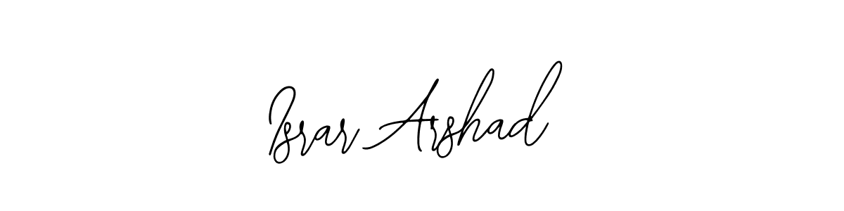 if you are searching for the best signature style for your name Israr Arshad. so please give up your signature search. here we have designed multiple signature styles  using Bearetta-2O07w. Israr Arshad signature style 12 images and pictures png