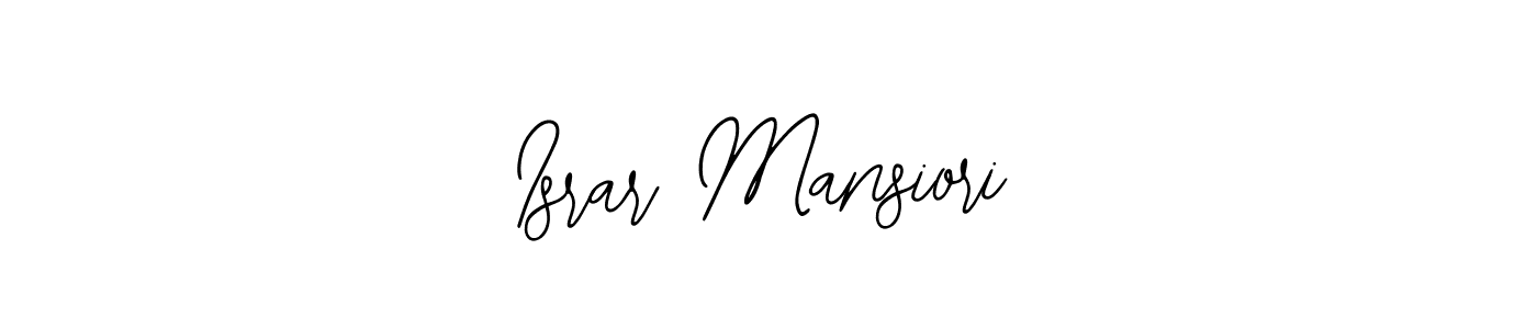 Bearetta-2O07w is a professional signature style that is perfect for those who want to add a touch of class to their signature. It is also a great choice for those who want to make their signature more unique. Get Israr Mansiori name to fancy signature for free. Israr Mansiori signature style 12 images and pictures png