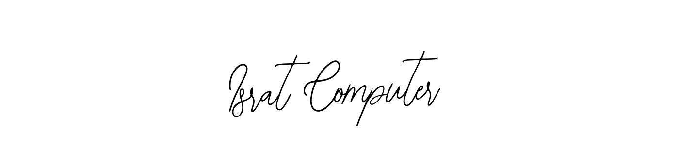 Similarly Bearetta-2O07w is the best handwritten signature design. Signature creator online .You can use it as an online autograph creator for name Israt Computer. Israt Computer signature style 12 images and pictures png