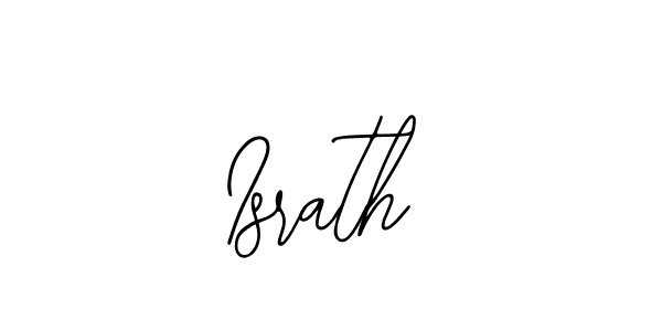 Make a beautiful signature design for name Israth. Use this online signature maker to create a handwritten signature for free. Israth signature style 12 images and pictures png