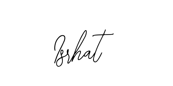 Make a beautiful signature design for name Isrhat. Use this online signature maker to create a handwritten signature for free. Isrhat signature style 12 images and pictures png