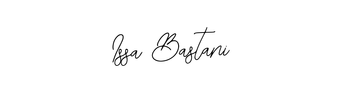 How to make Issa Bastani name signature. Use Bearetta-2O07w style for creating short signs online. This is the latest handwritten sign. Issa Bastani signature style 12 images and pictures png