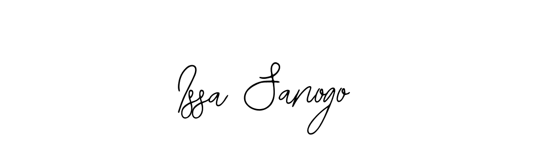 You should practise on your own different ways (Bearetta-2O07w) to write your name (Issa Sanogo) in signature. don't let someone else do it for you. Issa Sanogo signature style 12 images and pictures png