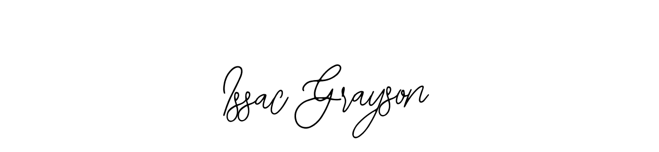 You should practise on your own different ways (Bearetta-2O07w) to write your name (Issac Grayson) in signature. don't let someone else do it for you. Issac Grayson signature style 12 images and pictures png