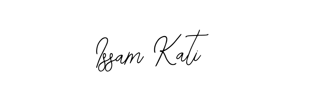 This is the best signature style for the Issam Kati name. Also you like these signature font (Bearetta-2O07w). Mix name signature. Issam Kati signature style 12 images and pictures png