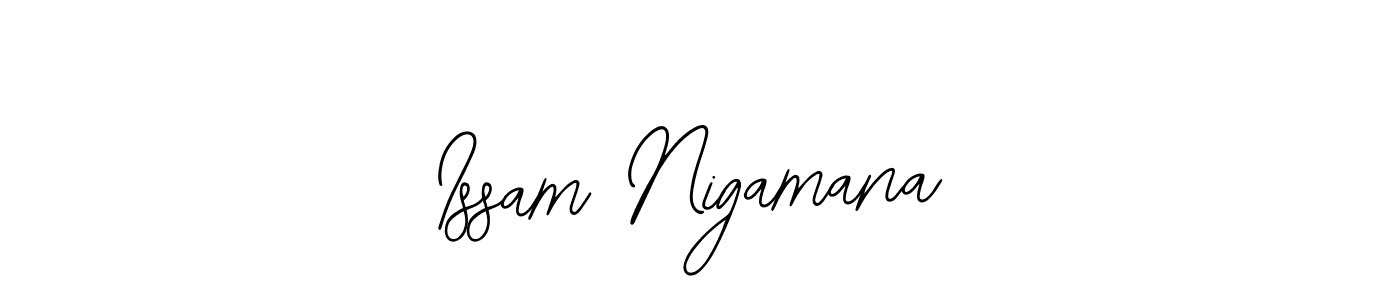 Similarly Bearetta-2O07w is the best handwritten signature design. Signature creator online .You can use it as an online autograph creator for name Issam Nigamana. Issam Nigamana signature style 12 images and pictures png