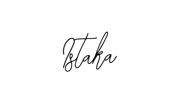 Bearetta-2O07w is a professional signature style that is perfect for those who want to add a touch of class to their signature. It is also a great choice for those who want to make their signature more unique. Get Istaka name to fancy signature for free. Istaka signature style 12 images and pictures png