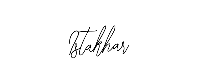 How to make Istakhar signature? Bearetta-2O07w is a professional autograph style. Create handwritten signature for Istakhar name. Istakhar signature style 12 images and pictures png