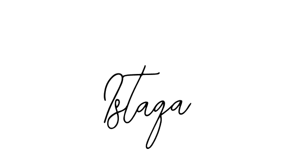 Use a signature maker to create a handwritten signature online. With this signature software, you can design (Bearetta-2O07w) your own signature for name Istaqa. Istaqa signature style 12 images and pictures png