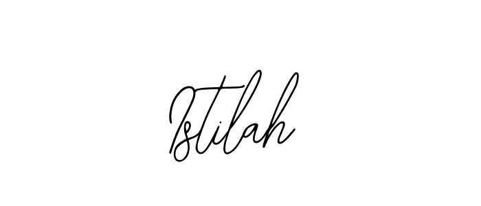 The best way (Bearetta-2O07w) to make a short signature is to pick only two or three words in your name. The name Istilah include a total of six letters. For converting this name. Istilah signature style 12 images and pictures png