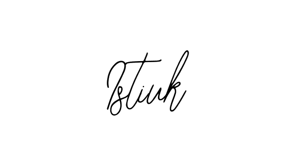 The best way (Bearetta-2O07w) to make a short signature is to pick only two or three words in your name. The name Istiuk include a total of six letters. For converting this name. Istiuk signature style 12 images and pictures png