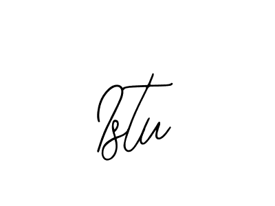 if you are searching for the best signature style for your name Istu. so please give up your signature search. here we have designed multiple signature styles  using Bearetta-2O07w. Istu signature style 12 images and pictures png