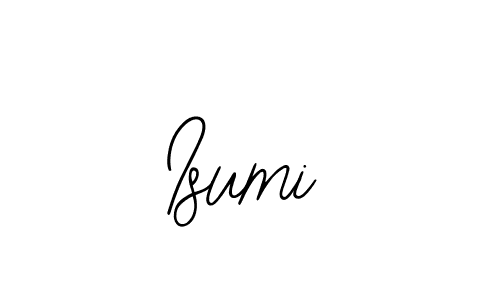 if you are searching for the best signature style for your name Isumi. so please give up your signature search. here we have designed multiple signature styles  using Bearetta-2O07w. Isumi signature style 12 images and pictures png