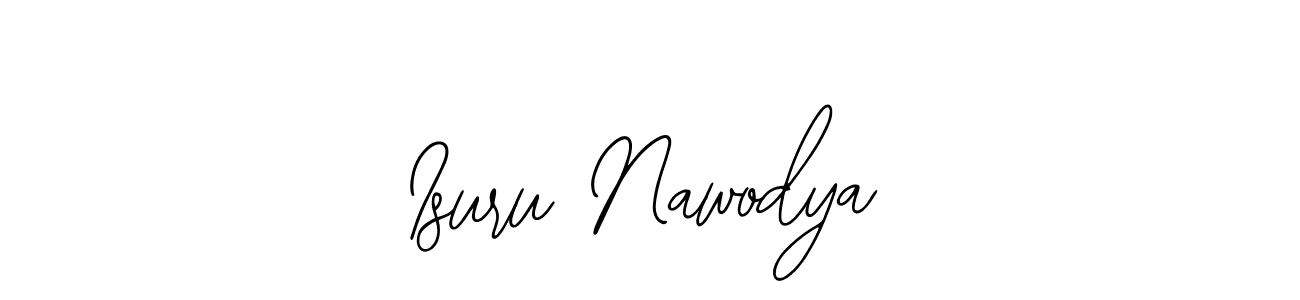Make a beautiful signature design for name Isuru Nawodya. With this signature (Bearetta-2O07w) style, you can create a handwritten signature for free. Isuru Nawodya signature style 12 images and pictures png