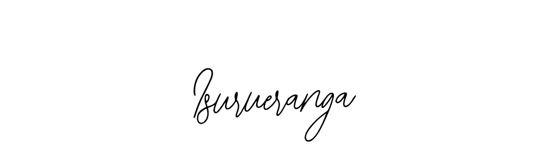 Use a signature maker to create a handwritten signature online. With this signature software, you can design (Bearetta-2O07w) your own signature for name Isurueranga. Isurueranga signature style 12 images and pictures png