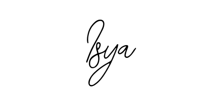 Explore multiple handwriting variations for Isya including this stunning Bearetta-2O07w design. Free to use across all platforms. Isya signature style 12 images and pictures png