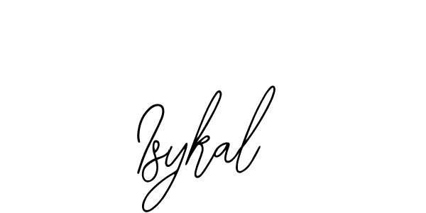 Use a signature maker to create a handwritten signature online. With this signature software, you can design (Bearetta-2O07w) your own signature for name Isykal. Isykal signature style 12 images and pictures png