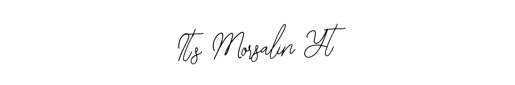 This is the best signature style for the It’s Morsalin Yt name. Also you like these signature font (Bearetta-2O07w). Mix name signature. It’s Morsalin Yt signature style 12 images and pictures png