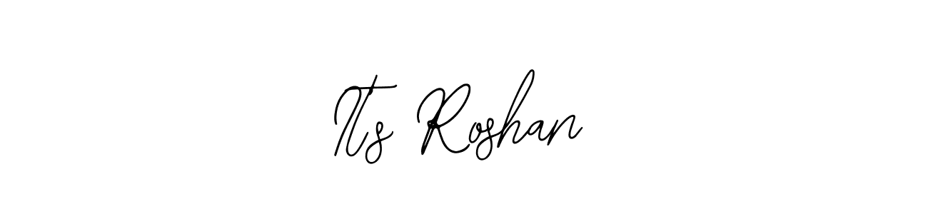 Create a beautiful signature design for name It’s Roshan. With this signature (Bearetta-2O07w) fonts, you can make a handwritten signature for free. It’s Roshan signature style 12 images and pictures png