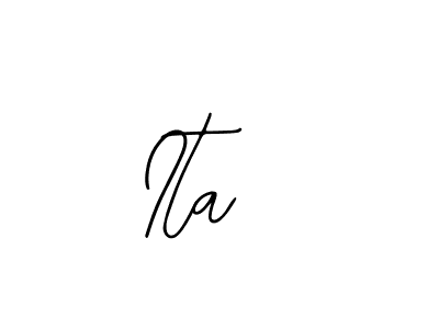 Make a beautiful signature design for name Ita . Use this online signature maker to create a handwritten signature for free. Ita  signature style 12 images and pictures png