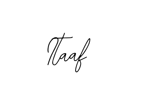 How to make Itaaf signature? Bearetta-2O07w is a professional autograph style. Create handwritten signature for Itaaf name. Itaaf signature style 12 images and pictures png