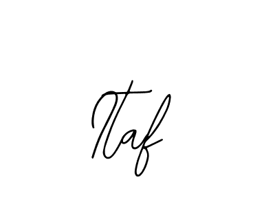 Design your own signature with our free online signature maker. With this signature software, you can create a handwritten (Bearetta-2O07w) signature for name Itaf. Itaf signature style 12 images and pictures png