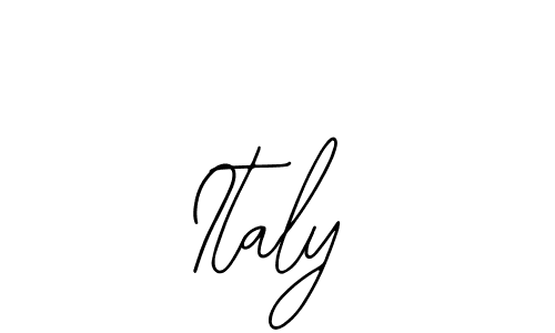 Design your own signature with our free online signature maker. With this signature software, you can create a handwritten (Bearetta-2O07w) signature for name Italy. Italy signature style 12 images and pictures png