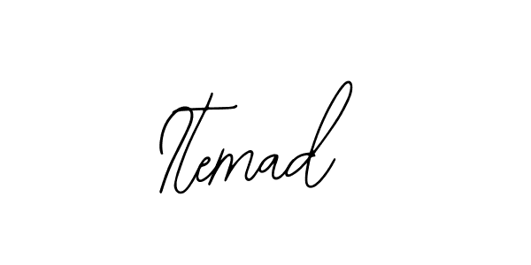 Design your own signature with our free online signature maker. With this signature software, you can create a handwritten (Bearetta-2O07w) signature for name Itemad. Itemad signature style 12 images and pictures png