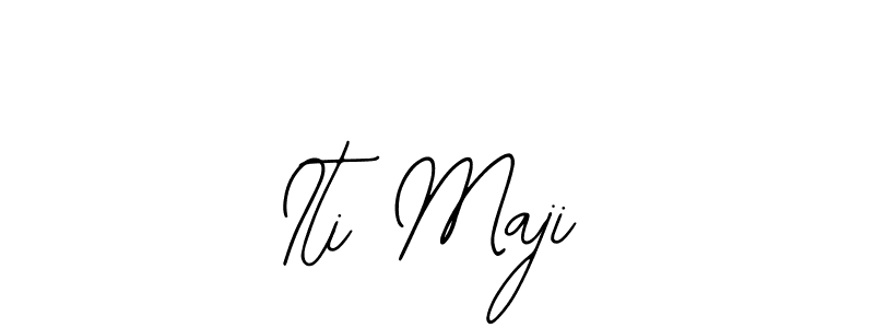 Use a signature maker to create a handwritten signature online. With this signature software, you can design (Bearetta-2O07w) your own signature for name Iti Maji. Iti Maji signature style 12 images and pictures png