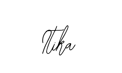 How to make Itika signature? Bearetta-2O07w is a professional autograph style. Create handwritten signature for Itika name. Itika signature style 12 images and pictures png