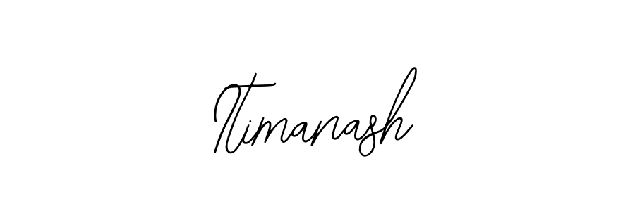 Similarly Bearetta-2O07w is the best handwritten signature design. Signature creator online .You can use it as an online autograph creator for name Itimanash. Itimanash signature style 12 images and pictures png